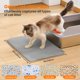 thumbnail image 2 of Alfombrilla de arena para gatos Petinstinct de doble capa, color gris, 2 of 8