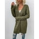 thumbnail image 5 of Cárdigan largo con botones torcidos para mujer de otoño/invierno, cárdigan de punto de manga larga con cinturón abotonado, cárdigan con bolsillo, chaqueta tipo suéter con barra Adepaton HMFJ294-1, 5 of 7