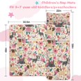 thumbnail image 5 of Pug Dogs with Pioneer Flower Toddler Nap Mats for Kids Preschool,Sleeping Mat Bag or Kids,Toddler Sleeping Bag,Toddler Nap Mat or Daycare, 5 of 6