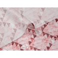 thumbnail image 5 of oneOone Velvet Peach Fabric Texture & Triangle Geometric Sewing Material Print Fabric By The Yard 58 Inch Wide, 5 of 5
