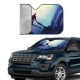 thumbnail image 4 of Batman Windshield Sun Shade Foldable Car Front Window Sunshade For Car Suv Trucks Vans - Best Heat Shield Blocker Visor Cover Blocks Uv Rays And Keeps Your Vehicle Cool-Small, 4 of 5