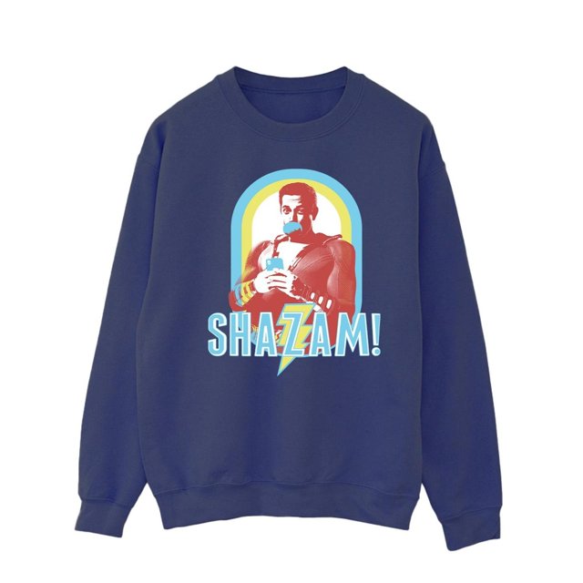 DC Comics Chandail en Molleton pour Hommes Shazam Buble Gum Frame