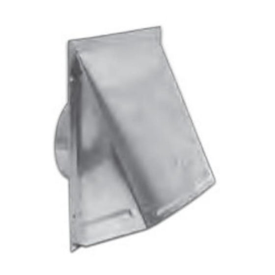 Damper Spring Controlled 7 In Aluminum Wall Cap Screen
