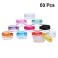 thumbnail image 4 of EeaseCA 50 Pcs Mini Boîte de Rangement pour Crème Fond Rond Boîte Cosmétique Bouteille de Voyage, 4 of 7