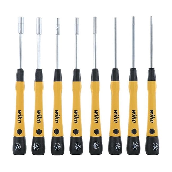 Wiha Solid Shank Precision Nut Driver Set 27789