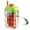 Orange, variant on 2-in-1 Ice Cube Tray Water Bottle 500ml - Detachable Vertical Ice Maker with Hanging Strap, Leak-Proof Lid for Travel & Outdoor Use (Orange/Green)