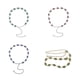 thumbnail image 4 of Qarigey Cinturón de cadena para cintura con hermosos conchos turquesas Impresionante accesorio para mujer Cinturones de cadena para mujer Cinturones Piedra de pino rojo, 4 of 6