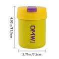 thumbnail image 2 of 400ml Gifts Stainless Steel Fashion Portable Straw Cup Water Bottle Vacuum Flasks Coffee Mug RED, 2 of 8