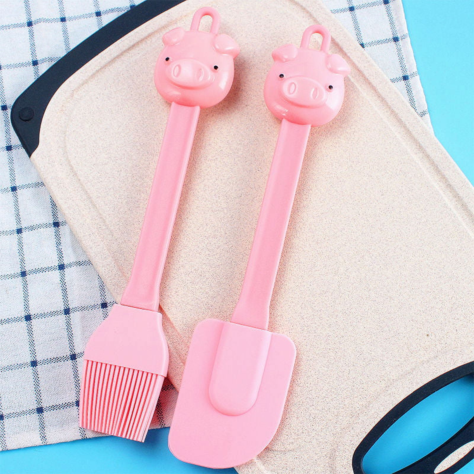 1/5pcs White Cute Fun Human-shaped Silicone Baking Gadgets Creative Cartoon  Baking Silicone Spatula Children's Silicone Cookware Set – the best  products in the Joom Geek online store