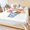 White2, variant on Twin Sze Fitted Sheet Set - Pink Roses Vase 2 Piece Bedding Sets 16" Deep Pocket Fitted Sheet with 1 Pillowcase, Spring Flowers Farmhouse Botanical Leaves Brushed Microfiber Hotel Luxury Bed Sheets