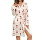 thumbnail image 2 of Batas de invierno para mujer, camisón cálido, albornoz para parejas, camisón de invierno para hombre y mujer, pijamas para mujer., 2 of 6