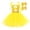 A-Yellow, variant on Girl Easter Dresses Cute Short Sleeve Easter Bunny Carrot Print A Line Party Dresses Toddler Girl Easter Dress Easter Gifts