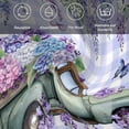 thumbnail image 6 of Purple Flowers Cloth Napkins, Weeping Spring Floral Truck Butterfly Checkered Washable and Reusable Dinner Napkins Set of 6, Table Napkin for Kitchen Party Birthday Wedding Hotel Housewarming 20"x20", 6 of 9