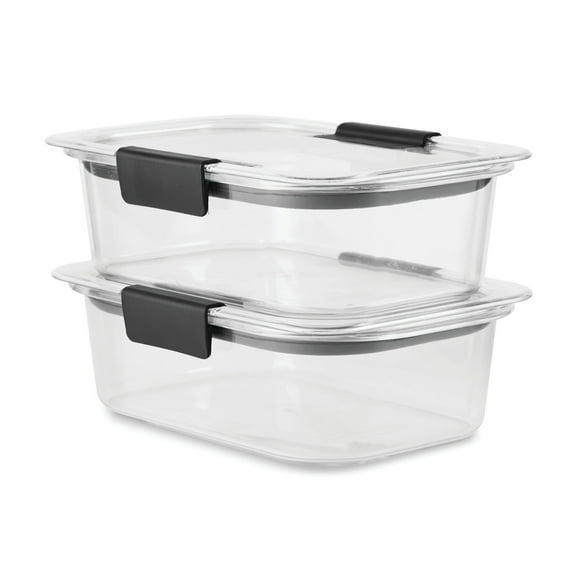 Rubbermaid Clear Plastic Stain-Proof Food Storage Container (4 Count)