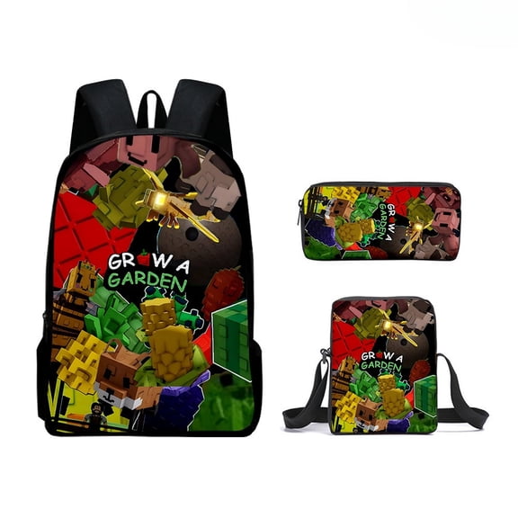 Grow A Garden Casual Daypacks Grow A Garden Backpack Shoulder Bag Pencil Case 3PCS Set