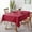 Ruby Red, variant on Faux Linen Textured Rectangle Tablecloth Water Resistant Wrinkle Free Spill-Proof, Soft Table Cloth for Dining Room Decoration, Banquet Parties Event Holiday Dinner, 60 x 84 Inch Sage Green
