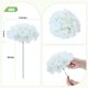 thumbnail image 5 of Flores artificiales AVIVIHO Hydrangea White, 65 unidades con tallos, 5 of 7