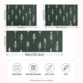 thumbnail image 2 of Yayeee Pillowcase Standard Size Set of 2 Satin Wrinkle Resistant Pillow Case, Dark Green Plants, 2 of 7