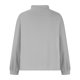 thumbnail image 4 of Camisa informal de manga larga con cuello levantado en V de color sólido para hombre Pompotops oipoqjl53447, 4 of 6