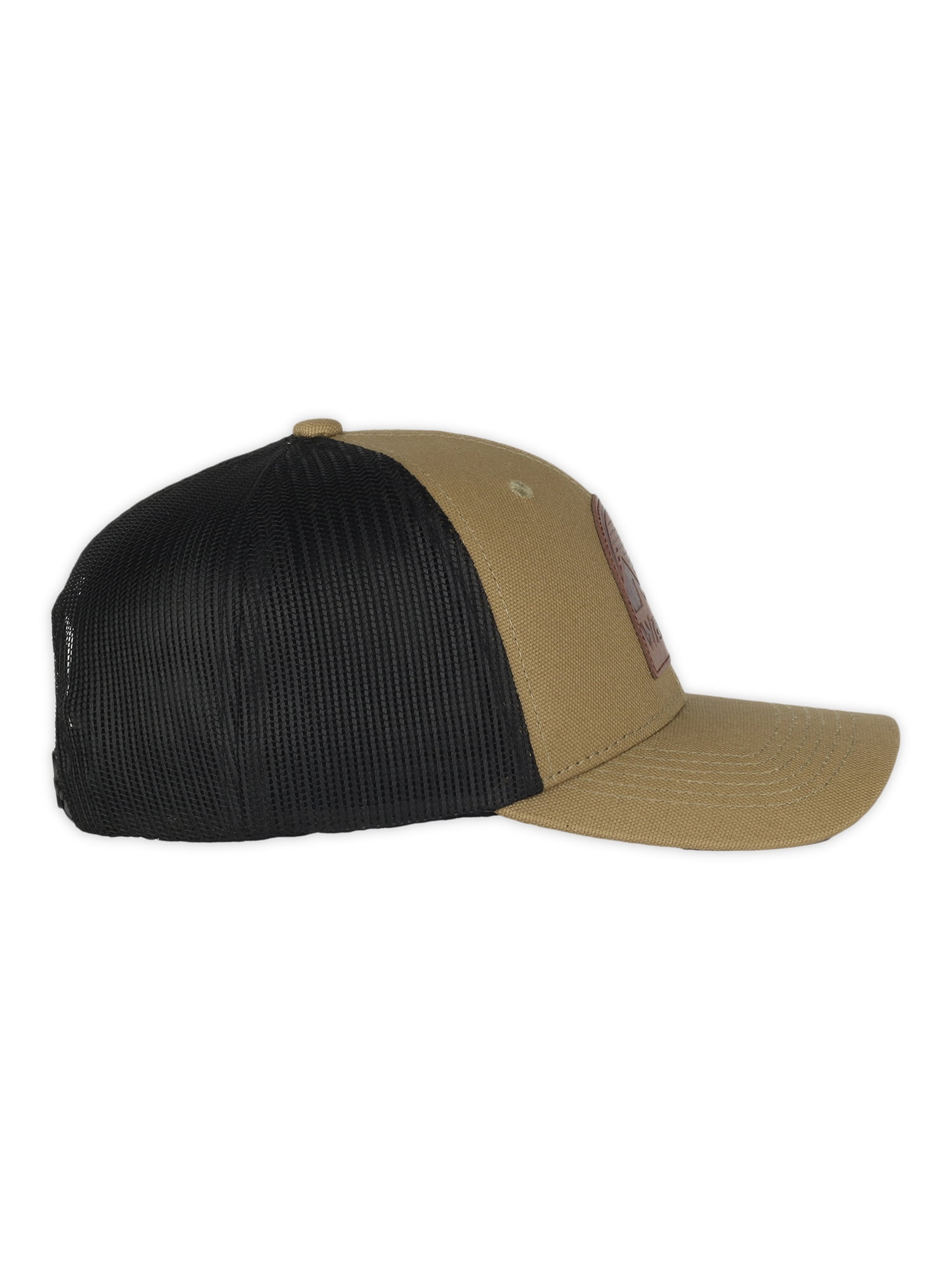 Wrangler Outdoors Debossed Leather Patch Hat