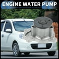 thumbnail image 3 of Bomba de agua Unique Bargains, con kit de juntas No.21010EE025/21010ED00A para Nissan March 2012-2018 tono plateado, 1 juego, 3 of 7