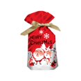 thumbnail image 1 of Christmas party Bolsas de regalo con cordón navideño, accesorio de organización de regalos, 50 Uds., 1 of 5