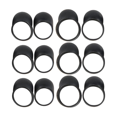 12x Steel drum Finger Picks, Silicone Tapping Finger Sleeve Hand Drum