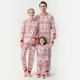thumbnail image 2 of Navidad hombres papá impreso blusa Tops + Pantalones Navidad familia conjunto de pijamas a juego Fridja  nalpqowj59, 2 of 9