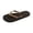 Grey, variant on Gtoiithly Men's Waterproof Flip Flop Sandals Fashionable and Versatile Flip-Flop Beach Non- Slippers for Indoors Backyard and Outdoors Brown L