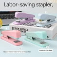 thumbnail image 5 of Under 25, Macaron-colored Stapler,Handheld Stapler,Metal Stapler for Universal Use,Multifunctional Office Stapling Tool,Office & Stationery, Popular Picks | Metal, Light Blue, MIANHT, 5 of 7