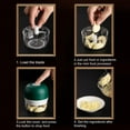thumbnail image 3 of Yeacher 250mL Mini Electric Garlic Chopper Multi-function Food Chopper USB Charging Garlic Grinder Mincer Cutter for Chopping Vegetables Fruits Onions Garlics Salad Boneless Meat, 3 of 8