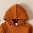 thumbnail image 5 of Coerni Unisex Kids Soft Brushed Cotton Basic Hooded Long Sleeve Patchwork Sweatshirt for Boys or Girls 3﹣12 Years, 5 of 8
