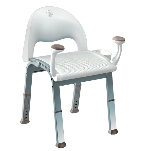 Moen Home Care Premium Adjustable Bath Safety Shower Chair with Back