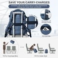 thumbnail image 5 of Mochila de viaje para avión de corta distancia, bolsa de cabina Ryanair, mochila de 40x20x25, mochila para mujer y hombre, bolsa para ordenador portátil escolar de ocio, equipaje de mano, 5 of 5