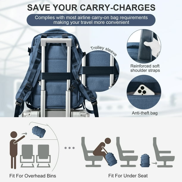 Bagage Cabine 45x36x20 Easyjet Sac à Dos Bagage Cabine 40x20x25 Pour Ryanair Sous Siège Sac De Voyage Cabine Avion Bagage à Main Femme Homme Imperméable Sac-Avion De Grand Capacité,V1-Noir Sac à Dos Bagage Cabine 45x36x20 Easyjet Sac à Dos Bagage Cabine 40x20x25 Pour Ryanair Sous Siège Sac De Voyage Cabine Avion Bagage à Main Femme Homme Imperméable Sac-Avion De Grand Capacité,V1-Noir Sac à Dos