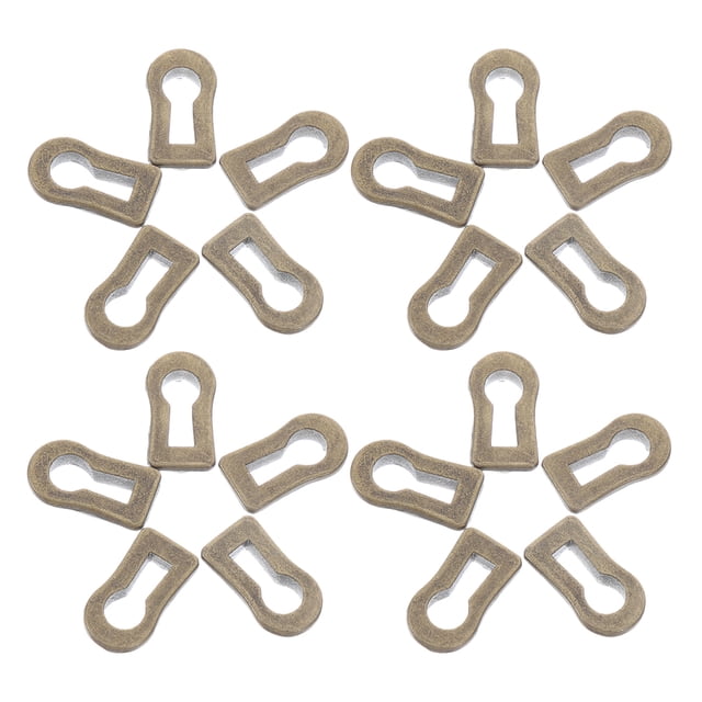 KAKOWELY 20Ud Accesorios De Hardware Para Muebles Con Cubierta De Llave Decorativa En Café Aleación