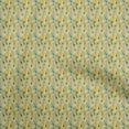 thumbnail image 1 of oneOone Polyester Lycra Dark Mustard Fabric Floral Craft Projects Decor Fabric Printed By The Yard 56 Inch Wide, 1 of 5