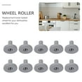 thumbnail image 4 of 4Pcs Professional Dishwasher Lower Rack Rollers Wheels Replacement Parts, 4 of 9