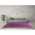 thumbnail image 3 of Ahgly Company Indoor Square Abstract Purple Contemporary Area Rugs, 8' Square, 3 of 4