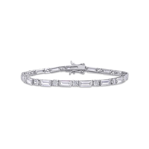 Everly Women's Cubic Zirconia Sterling Silver Tennis Bracelet