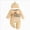 Beige, variant on Cotton Long Sleeve Baby Bodysuits, Soft Infant Pajamas for Boys Girls, Unisex Baby Sleepers with Snap Closure 6-12 Months 12-24 Months 2t 3t 4t 5t 6t 7t 8t 9t Children(Beige,0M)