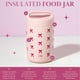 thumbnail image 2 of Frasco para Comida Paris Hilton Acero Inoxidable 470mL Rosa con Diseño de Lazo, 2 of 7