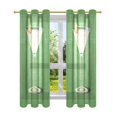 thumbnail image 7 of Yayeee Window Curtains Set of 2 for Living Room Light Filtering 63"x42", Green Lemon Juice, 7 of 7