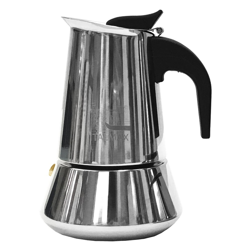 Italmax "Bella" Stainless Steel Espresso Coffee Maker 4 Cups Walmart