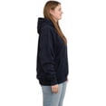 thumbnail image 4 of Milltex Oversized Hoodie for Women 280 GSM Heavyweight Fleece Pullover Sweatshirt, Relaxed Fit Hooded Sweatshirt with Kangaroo Pocket, Warm Winter Casual Gym Wear Hoodie-Navy, 4 of 5