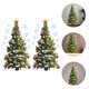thumbnail image 4 of 2 Shoets Dibujos Animados Árbol de Navidad Regalo Vinilo Calcomanía Clásico Elementos de Navidad Pegatina Adorno, 4 of 5