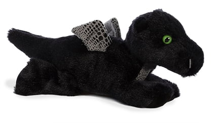 Aurora World 8" Mini Flopsie Plush Toy Midnight Dragon for sale online 