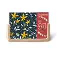 thumbnail image 1 of Calendrier de Peinture Fleur Jaune Vert Décoration de Bureau 2023, 1 of 3