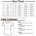 thumbnail image 3 of Camisetas para Mujer Fiudx Blusas de Salida Informales con Estampado de Manga 3/4 y Cuello En V, 3 of 6