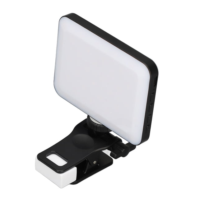 Luz de Transmisión LED, Luz de Video LED Recargable Con Clip para Vlogging